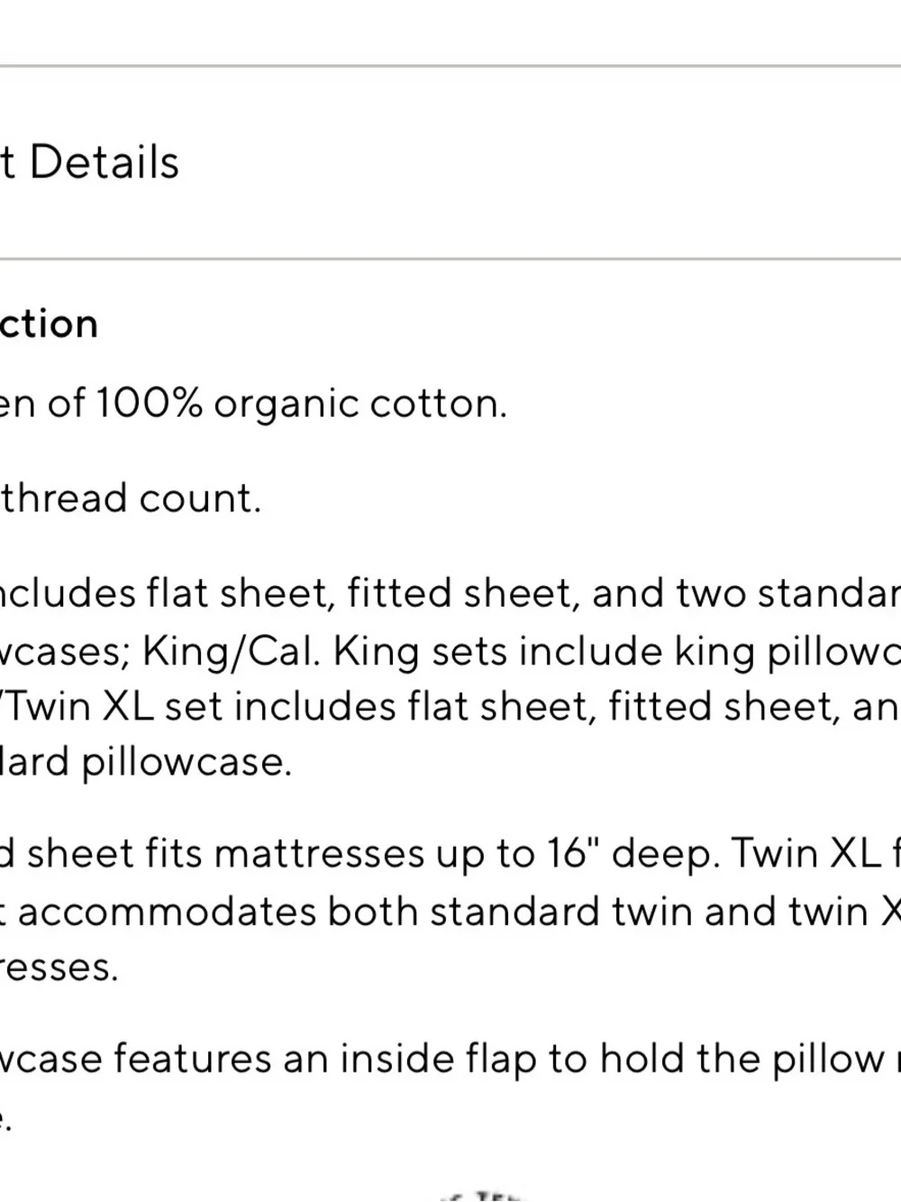 Pottery Barn Mistletoe Organic Sheet Set